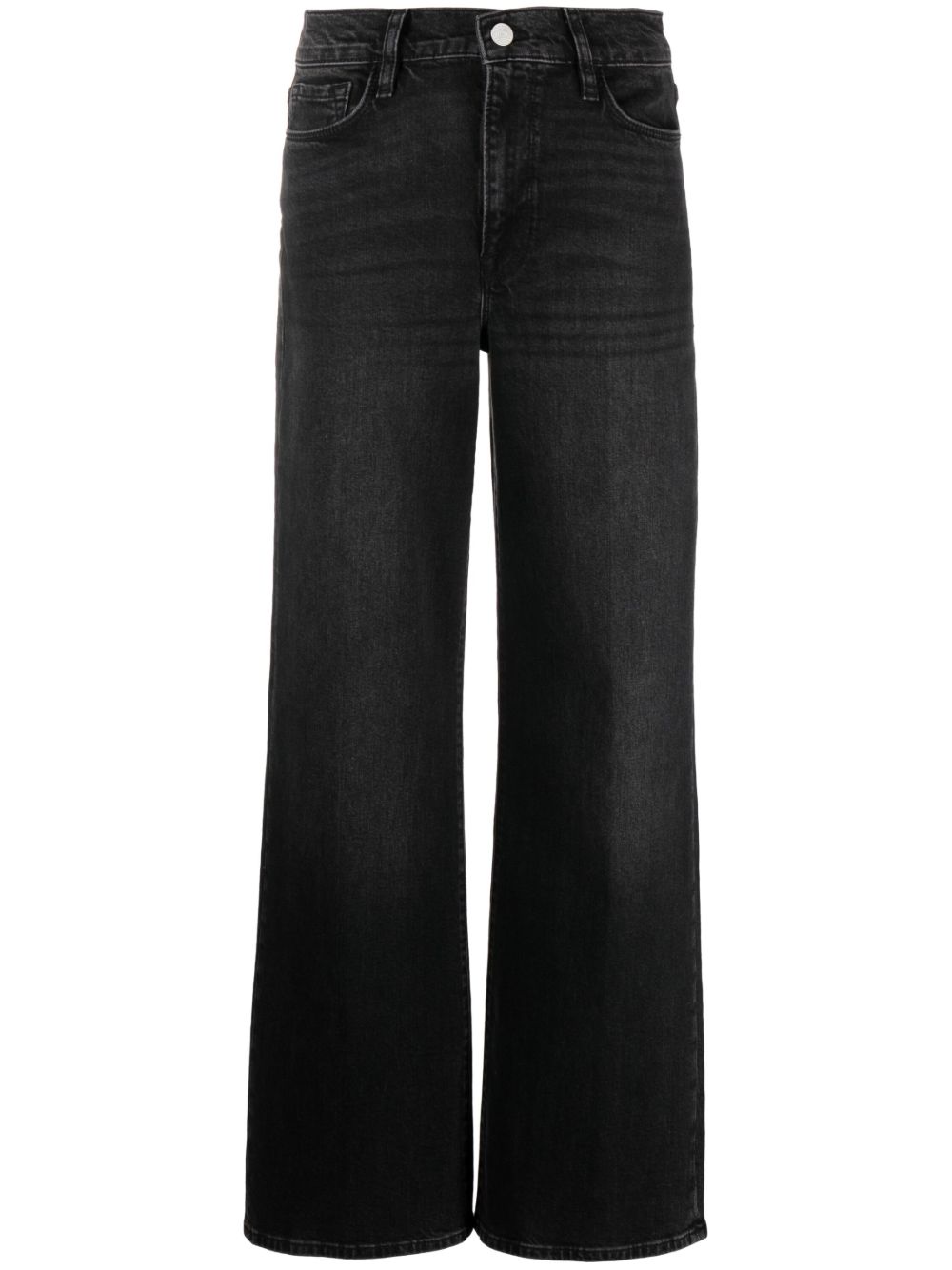 FRAME Le Slim Palazzo 牛仔裤 - 黑色