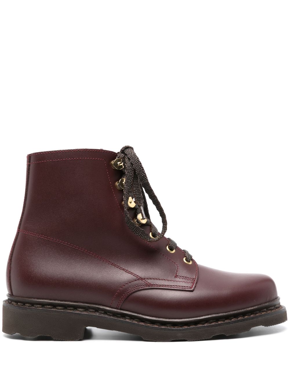 Paraboot Imbattable 及踝皮靴 - 红色