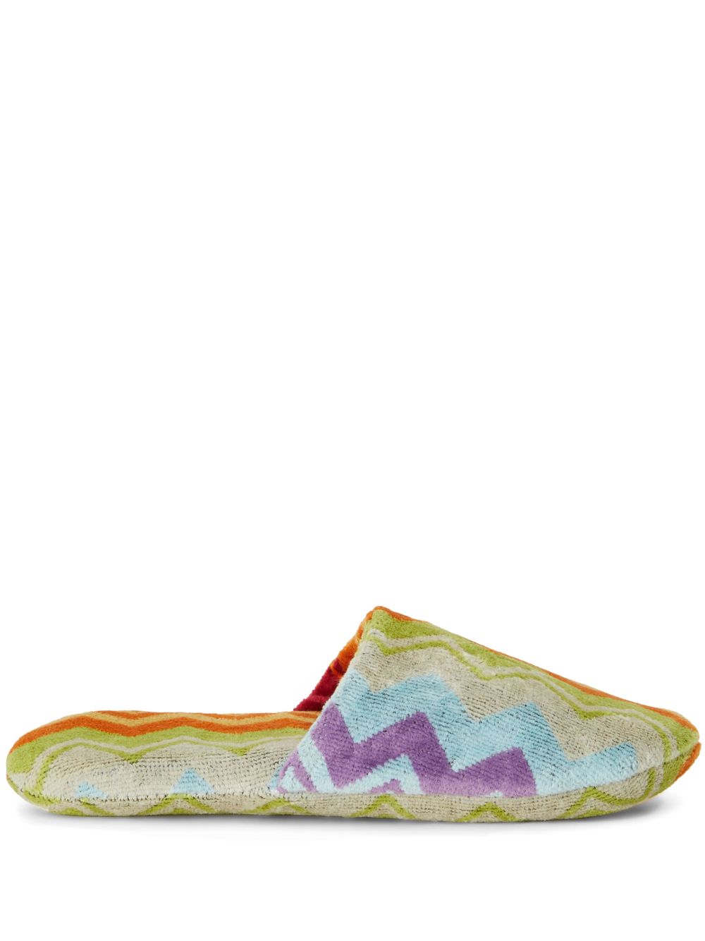 Missoni Home Giacomo 棉拖鞋 - 橘色