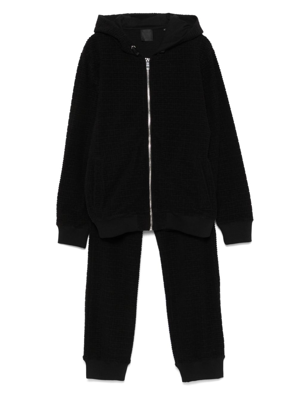 Givenchy Kids 4G 提花运动套装 - 黑色