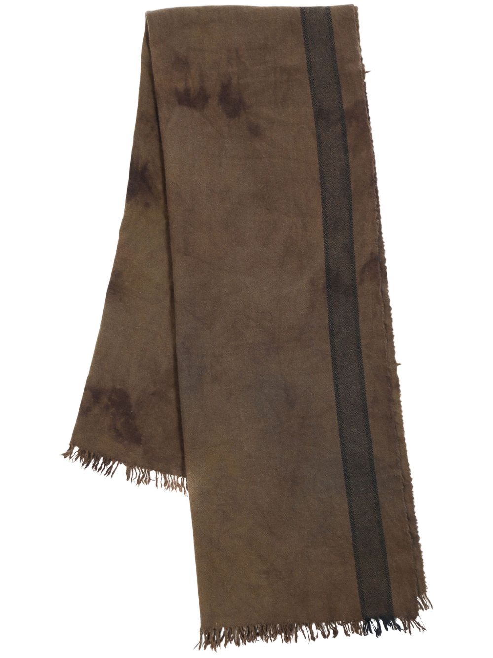 Ziggy Chen cashmere scarf - 褐色