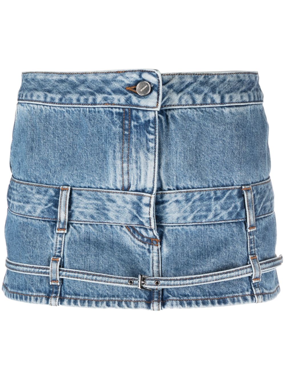 Jacquemus La Mini De Nimes Criollo 牛仔迷你半身裙 - 蓝色