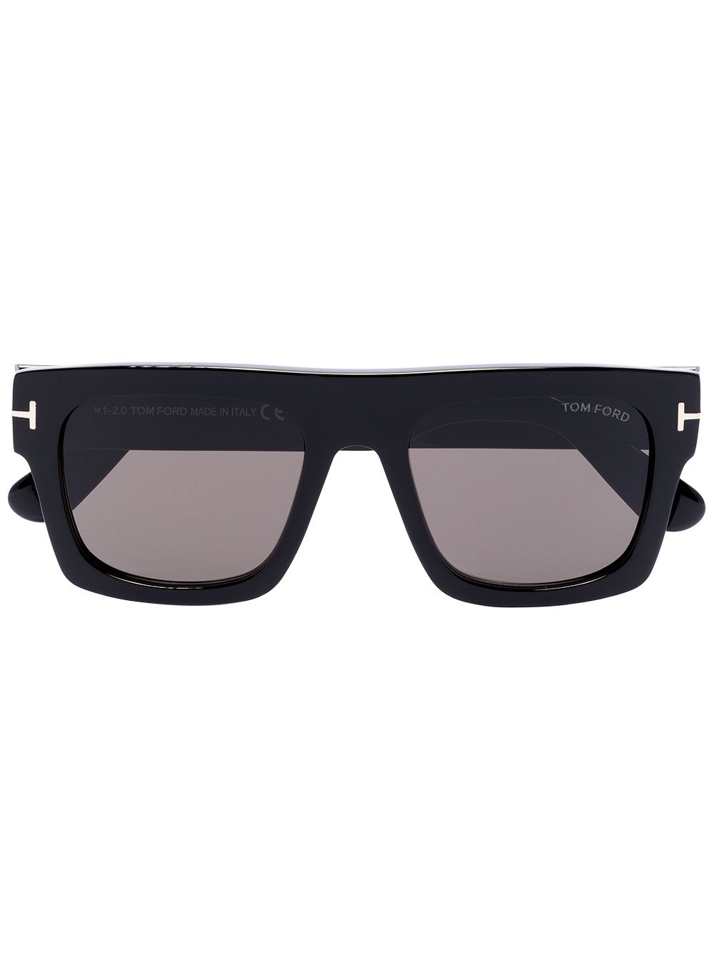 TOM FORD Eyewear 汤姆福特眼镜系列 FT0711 方形镜框太阳眼镜 - 黑色