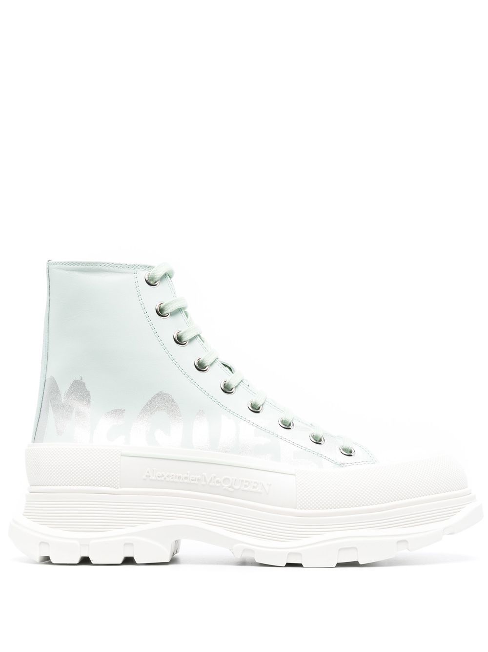 Alexander McQueen Tread Slick 高帮运动鞋 - 绿色