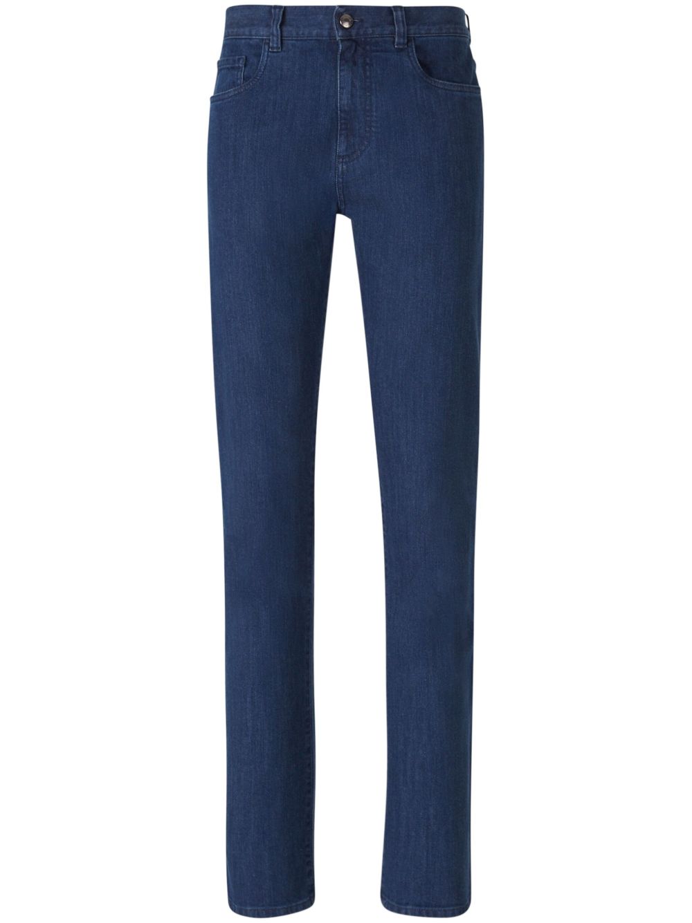 Canali 紧身牛仔裤 - 蓝色