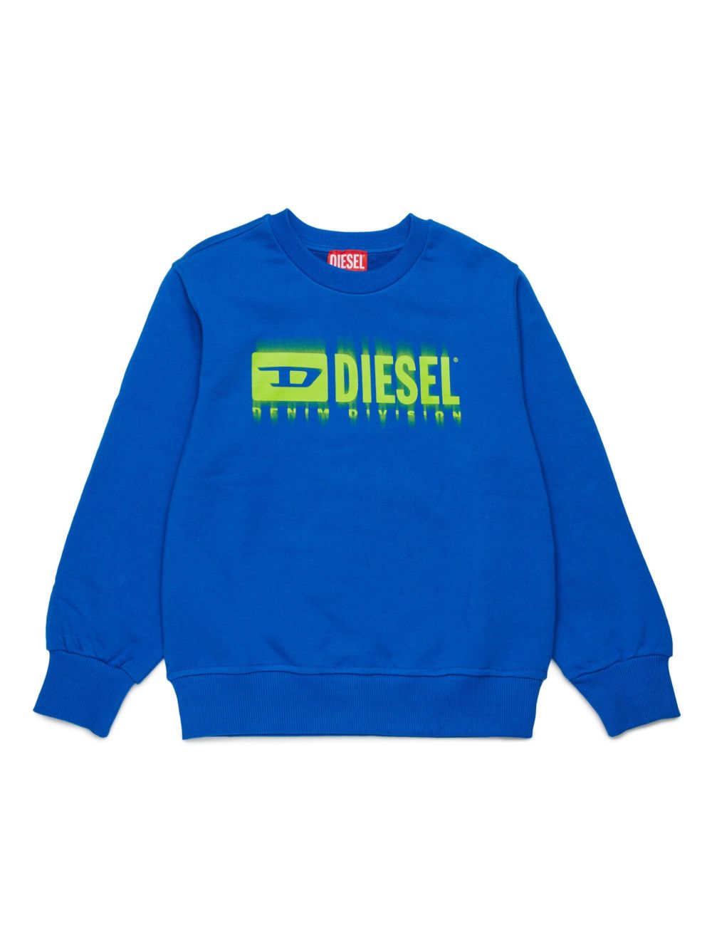 Diesel Kids logo印花卫衣 - 蓝色