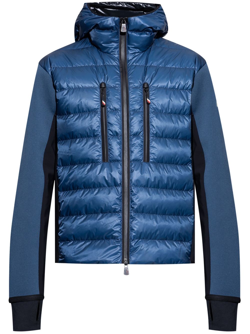 Moncler Grenoble 填充拉链夹克 - 蓝色