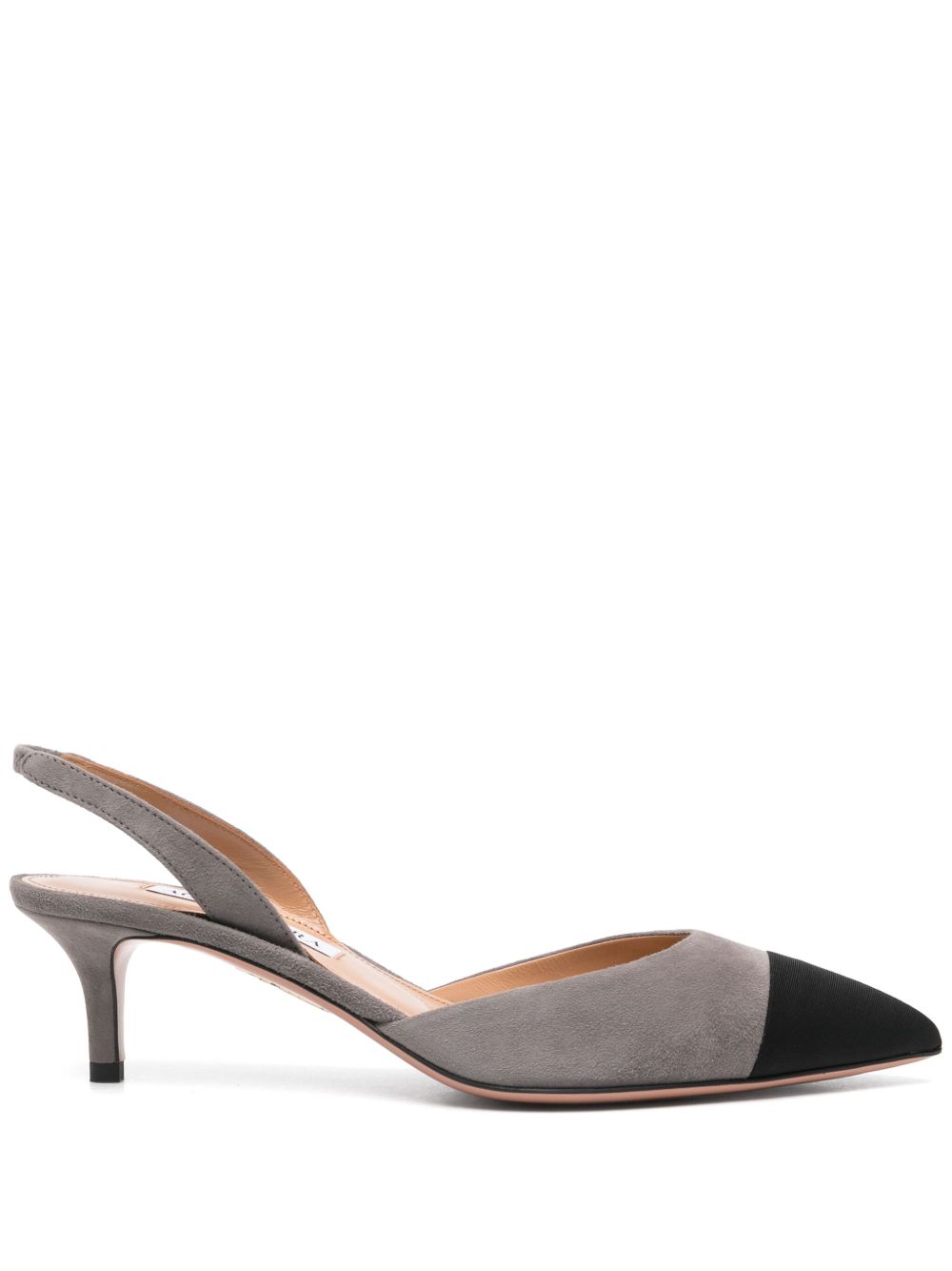 Aquazzura Milanese 裹踝低跟鞋（5厘米） - 灰色