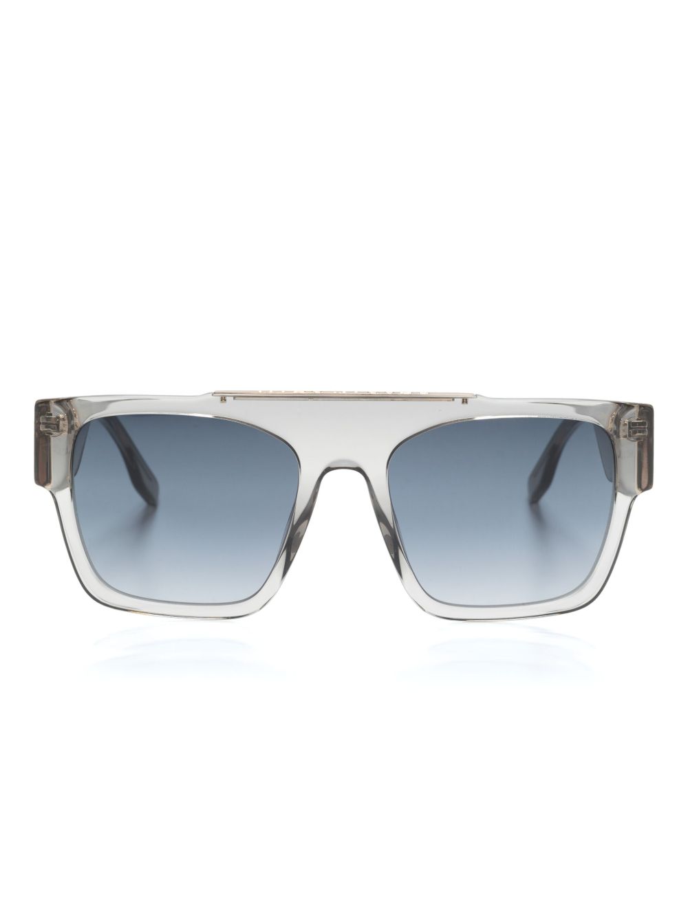 Marc Jacobs Eyewear 方框太阳眼镜 - 灰色