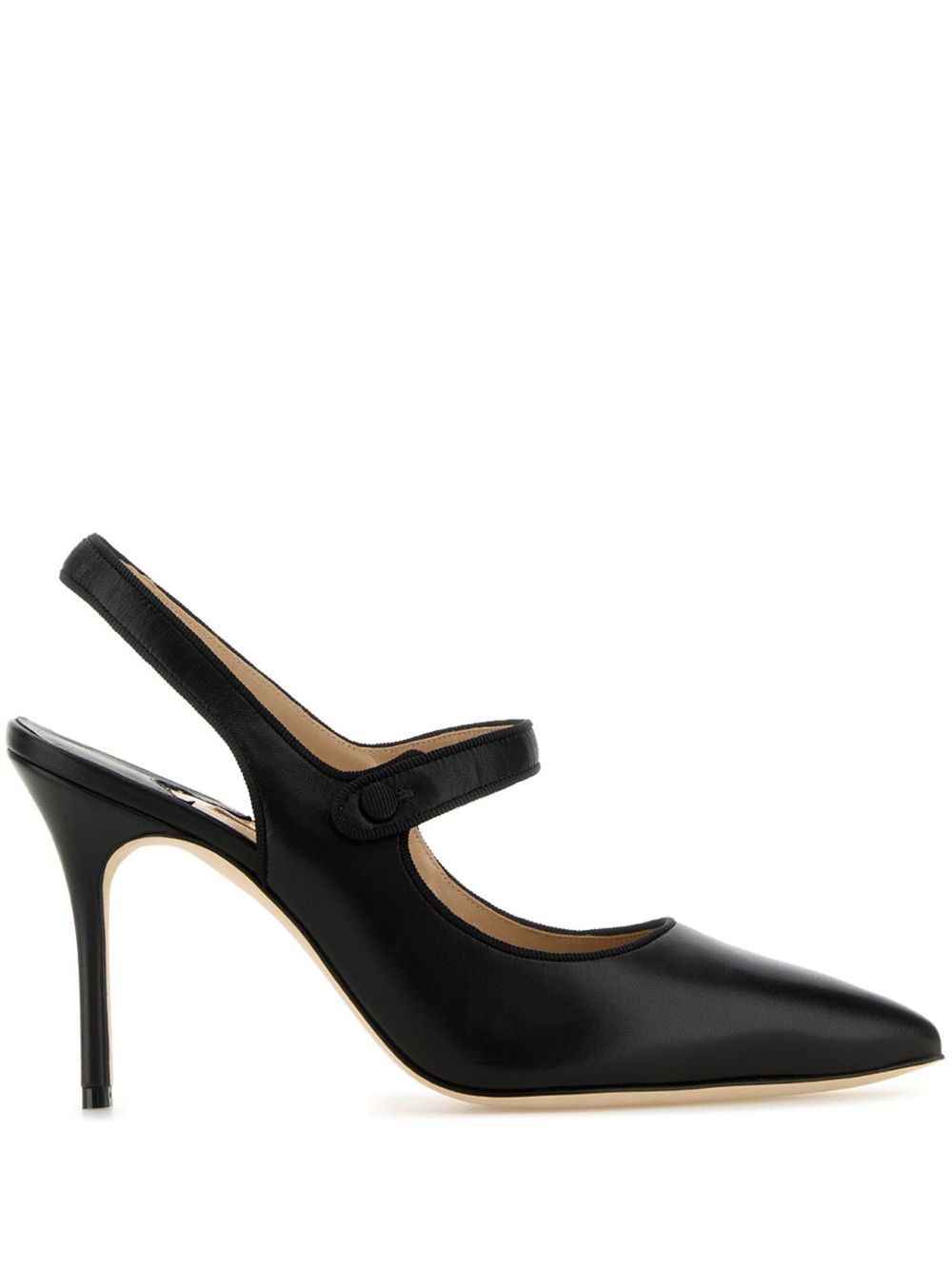 Manolo Blahnik Camparisli 高跟鞋（9厘米） - 黑色