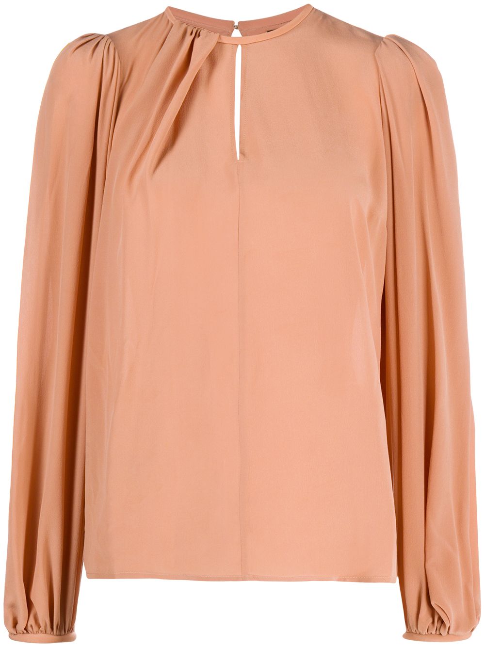 Elisabetta Franchi 缩褶细节罩衫 - 粉色