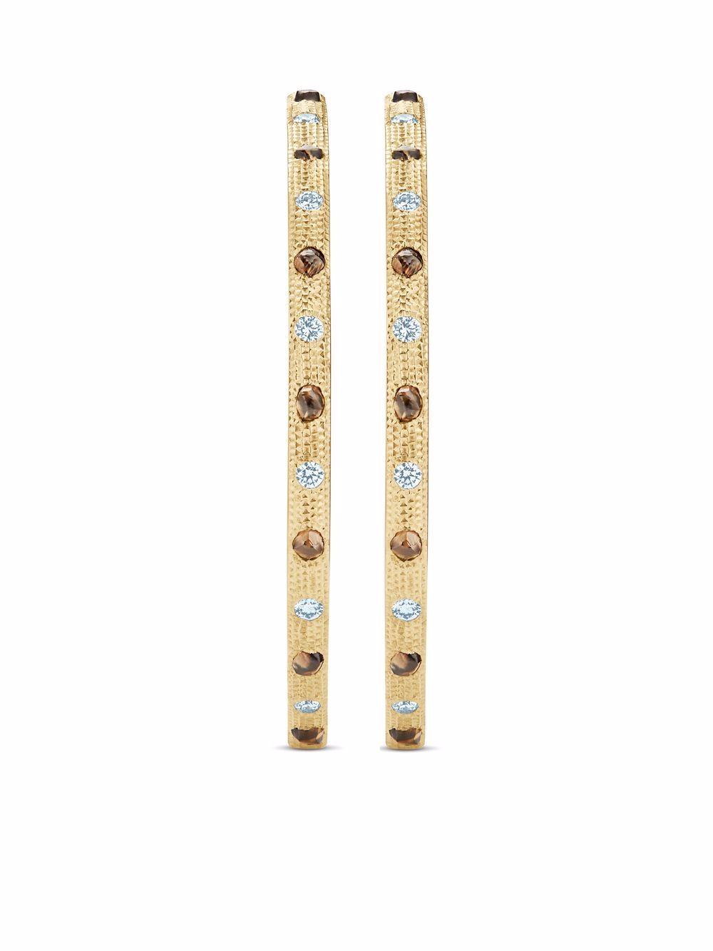 De Beers Jewellers 18K黄金 Talisman 钻石耳环 - 金色