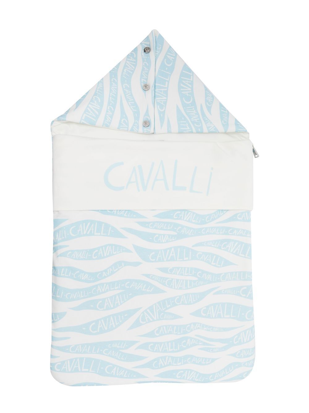 Roberto Cavalli Junior logo印花睡袋 - 白色