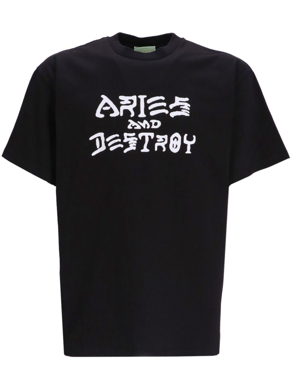 Aries Vintage Aries and Destroy T恤 - 黑色