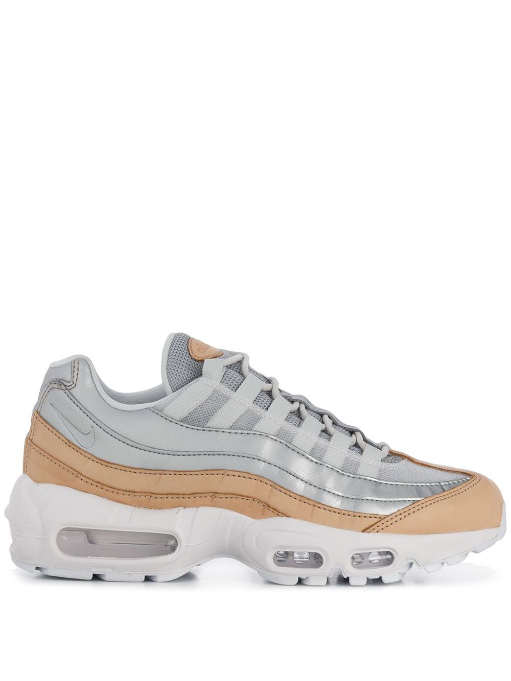 Nike Air Max 95 SE小羊皮运动鞋 - 灰色