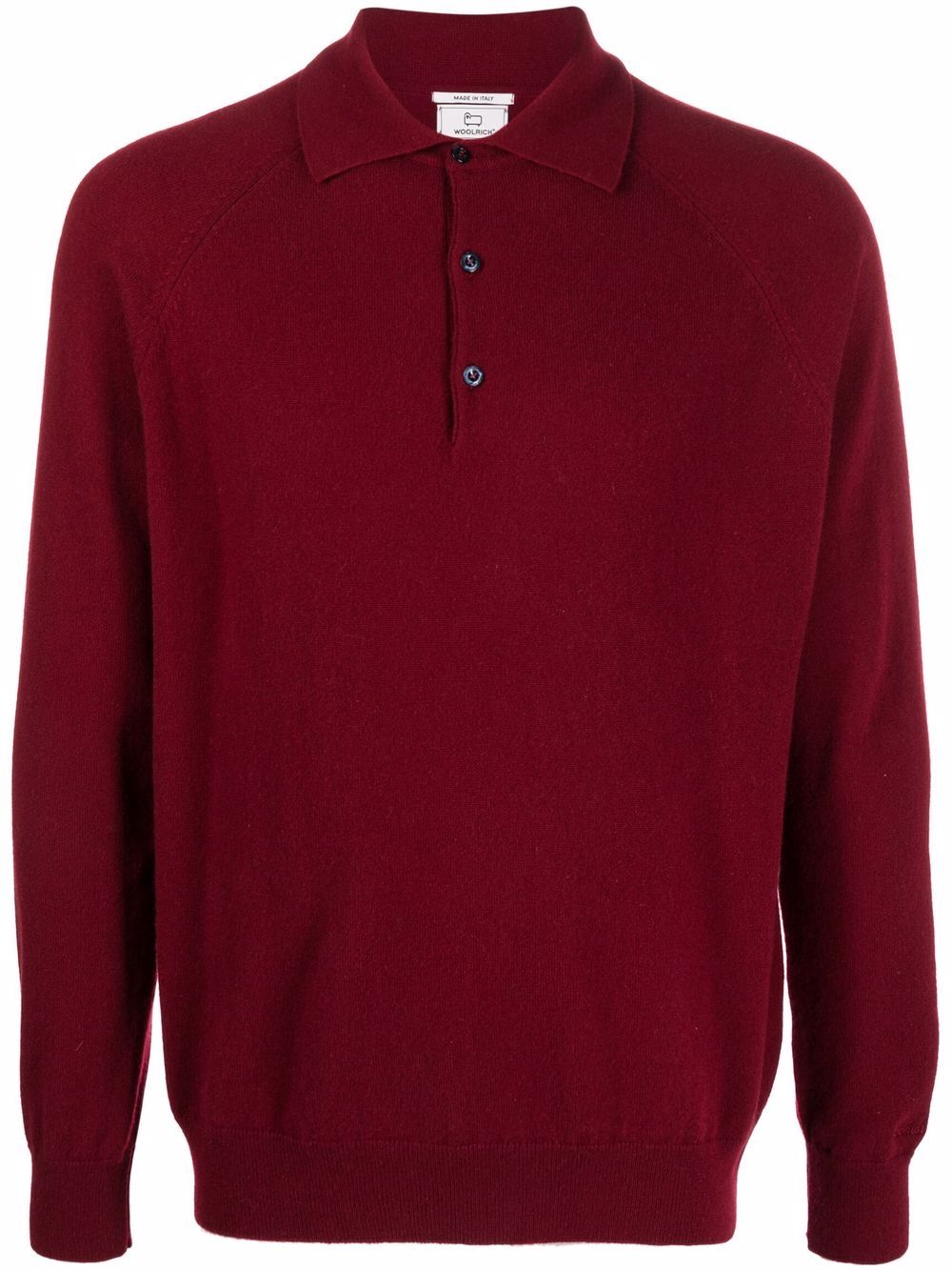 Woolrich Luxe 长袖polo衫 - 红色