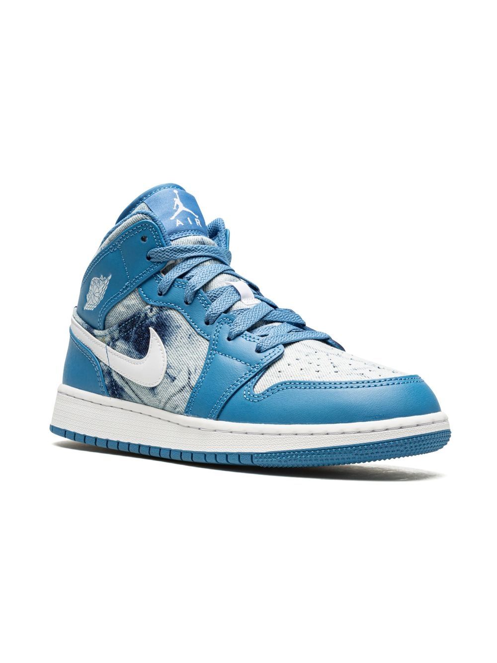 Jordan Kids Air Jordan 1 Mid 运动鞋 - 蓝色