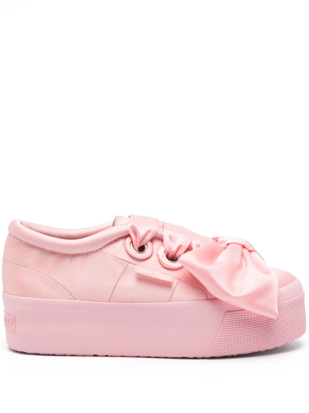 Viktor & Rolf x Superga 蝴蝶结细节板鞋 - 粉色