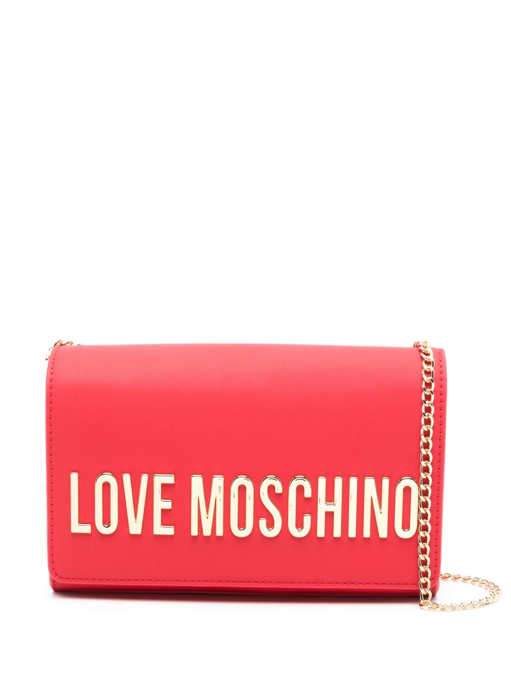 Love Moschino logo斜挎包 - 红色