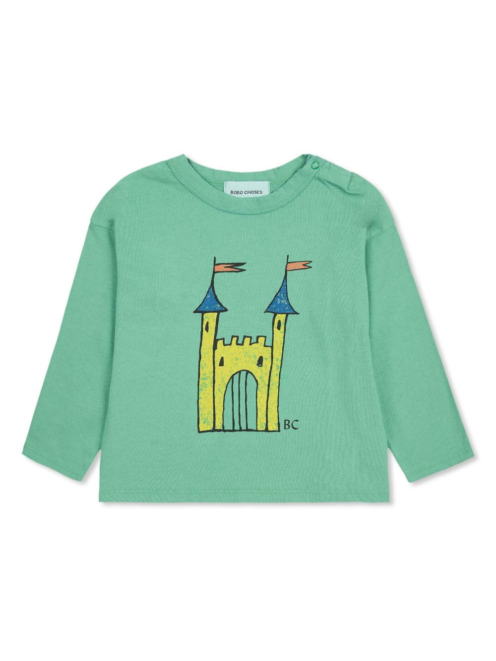 Bobo Choses Faraway Castle T恤 - 绿色