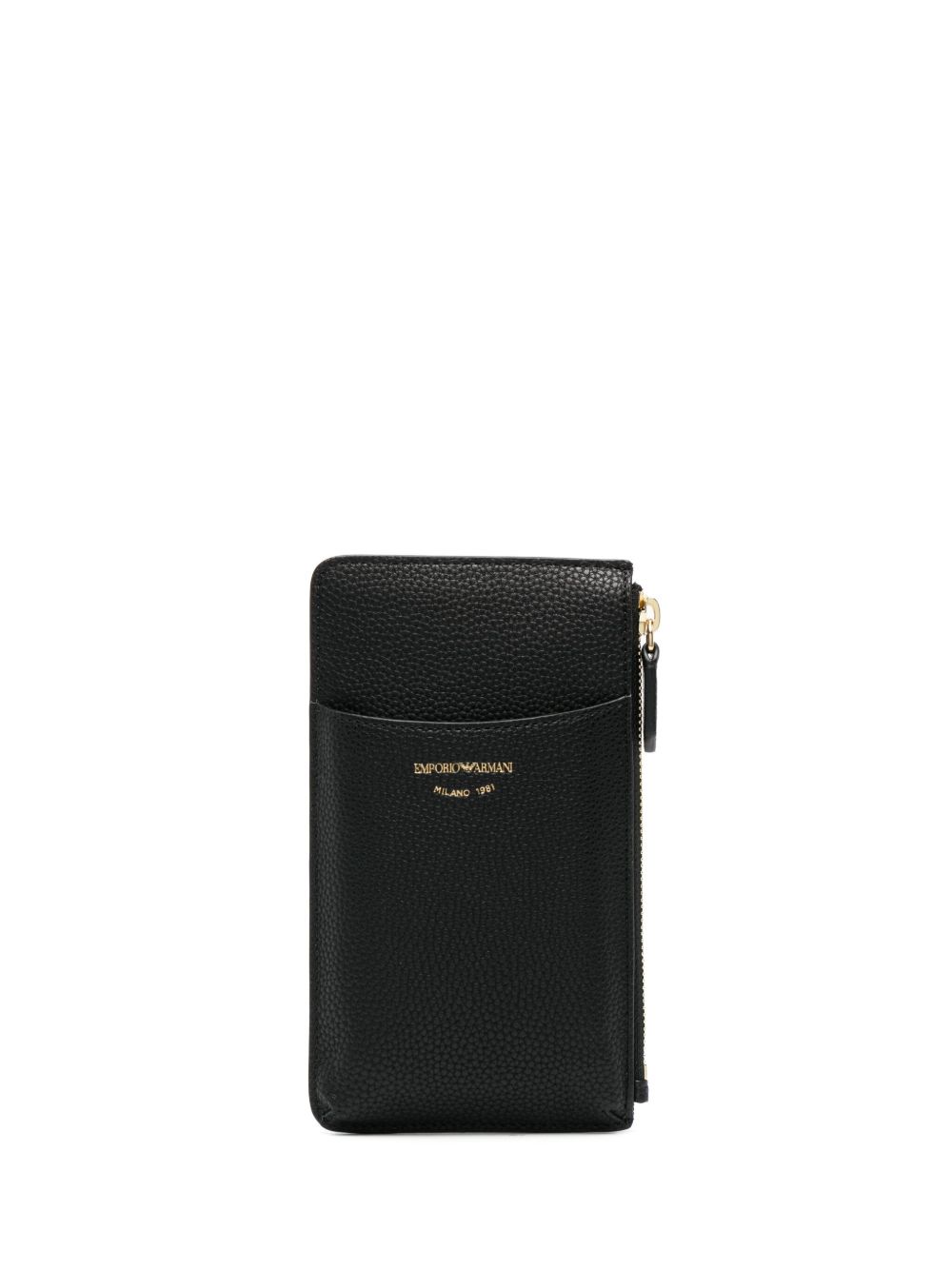 Emporio Armani MyEA 拉链钱包 - 黑色