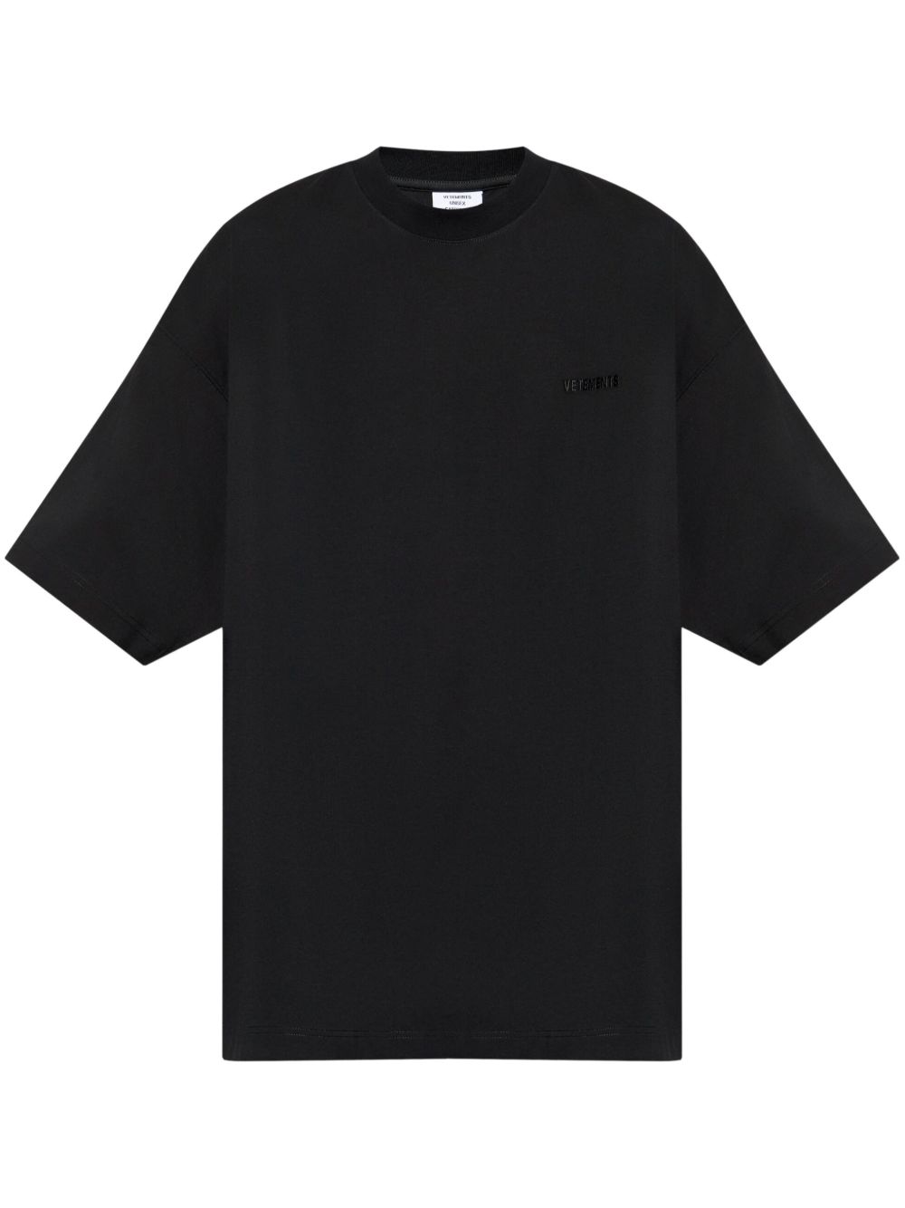 VETEMENTS logo T恤 - 黑色