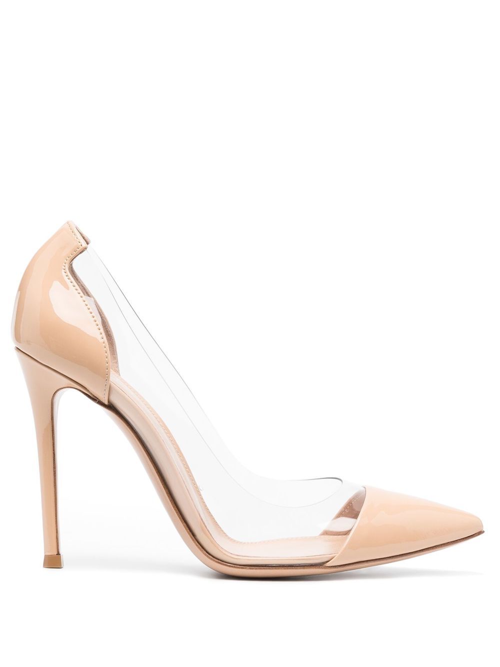 Gianvito Rossi 漆皮高跟鞋 - 中性色