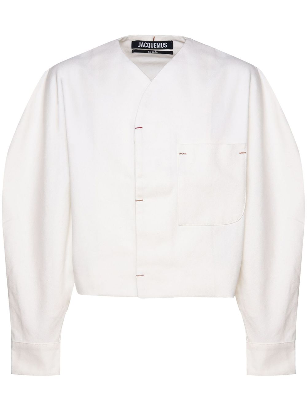 Jacquemus The de-Nîmes Faro 牛仔衬衫 - 白色