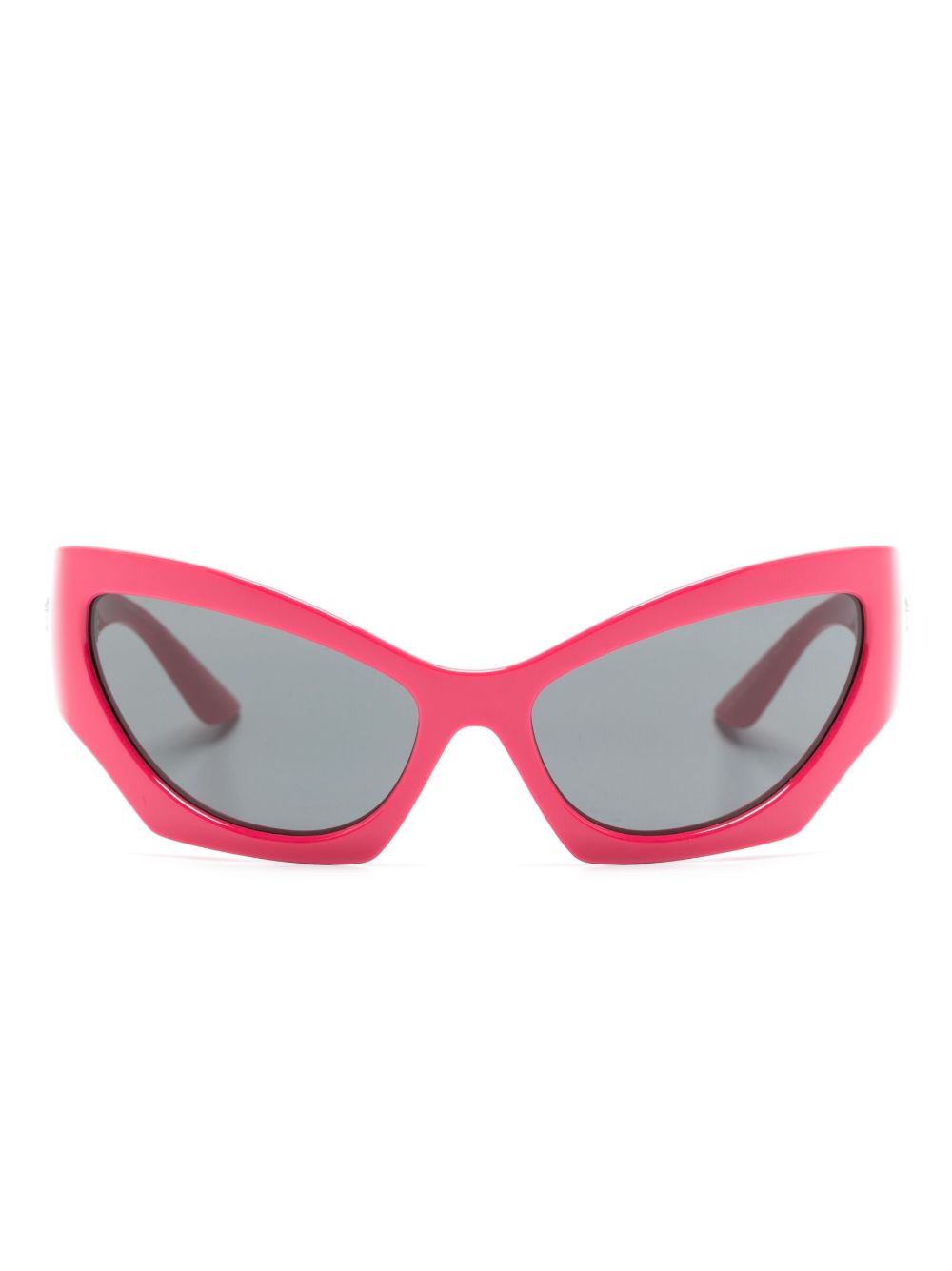 Versace Eyewear 有色镜片猫眼框太阳眼镜 - 粉色