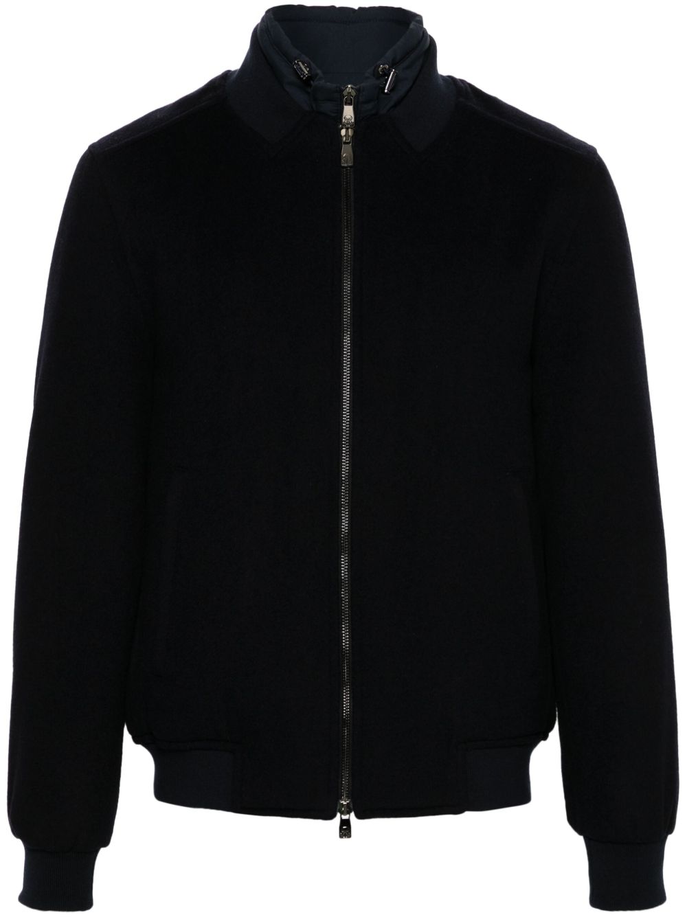 Corneliani logo标牌飞行员夹克 - 蓝色