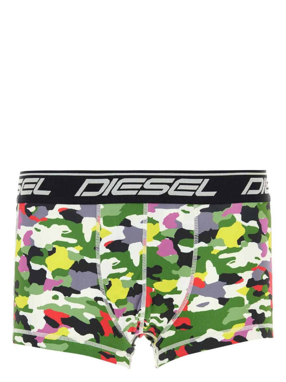 Diesel 印花四角裤 - 绿色