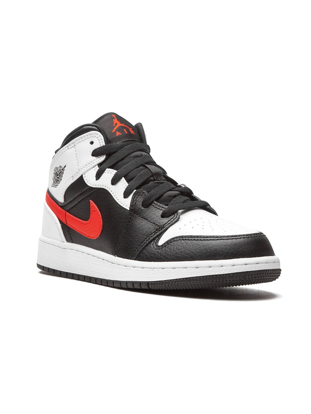 Jordan Kids Air Jordan 1 Mid 板鞋 - 黑色