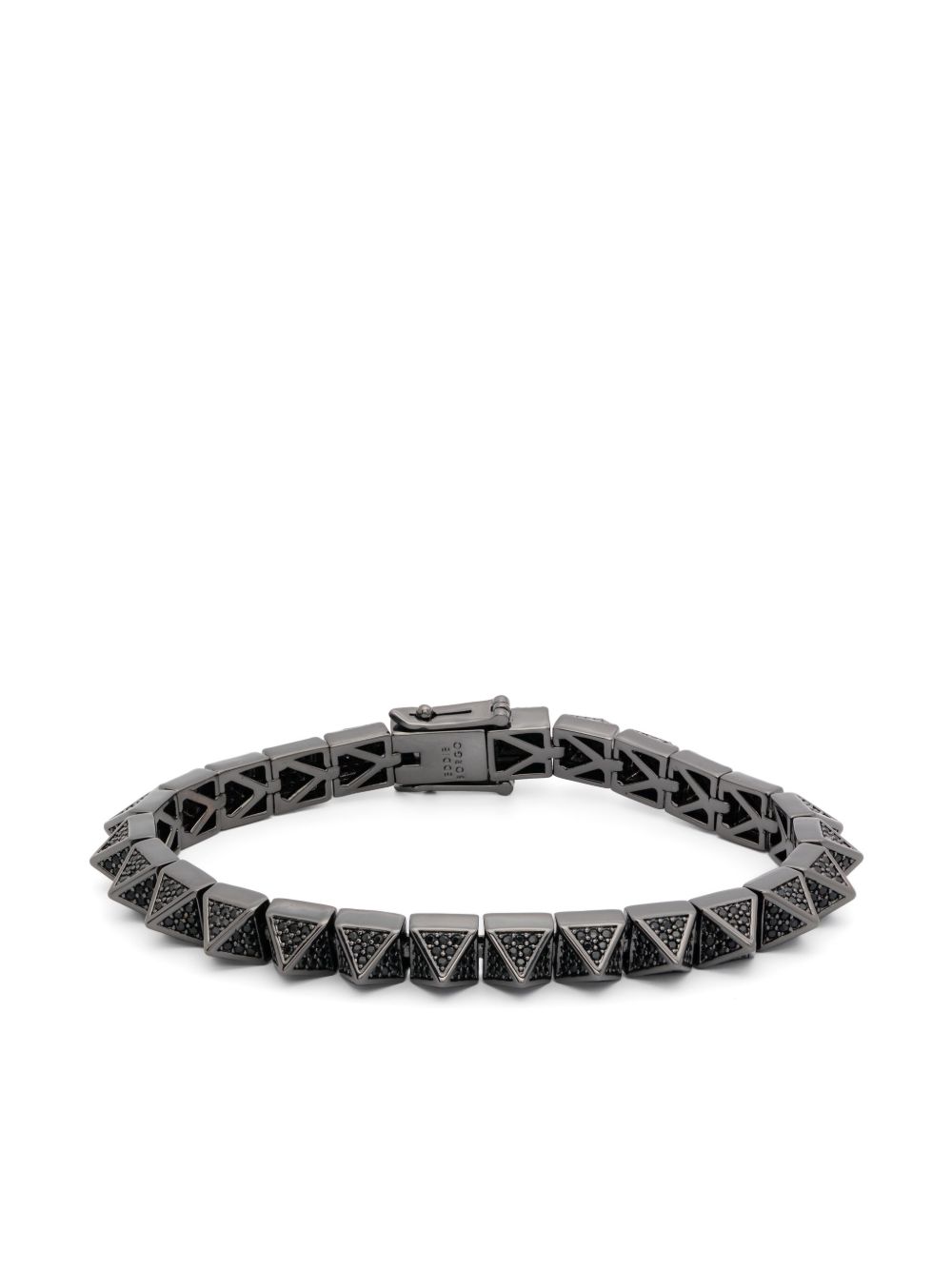 Eddie Borgo Pavé Pyramid bracelet - 黑色