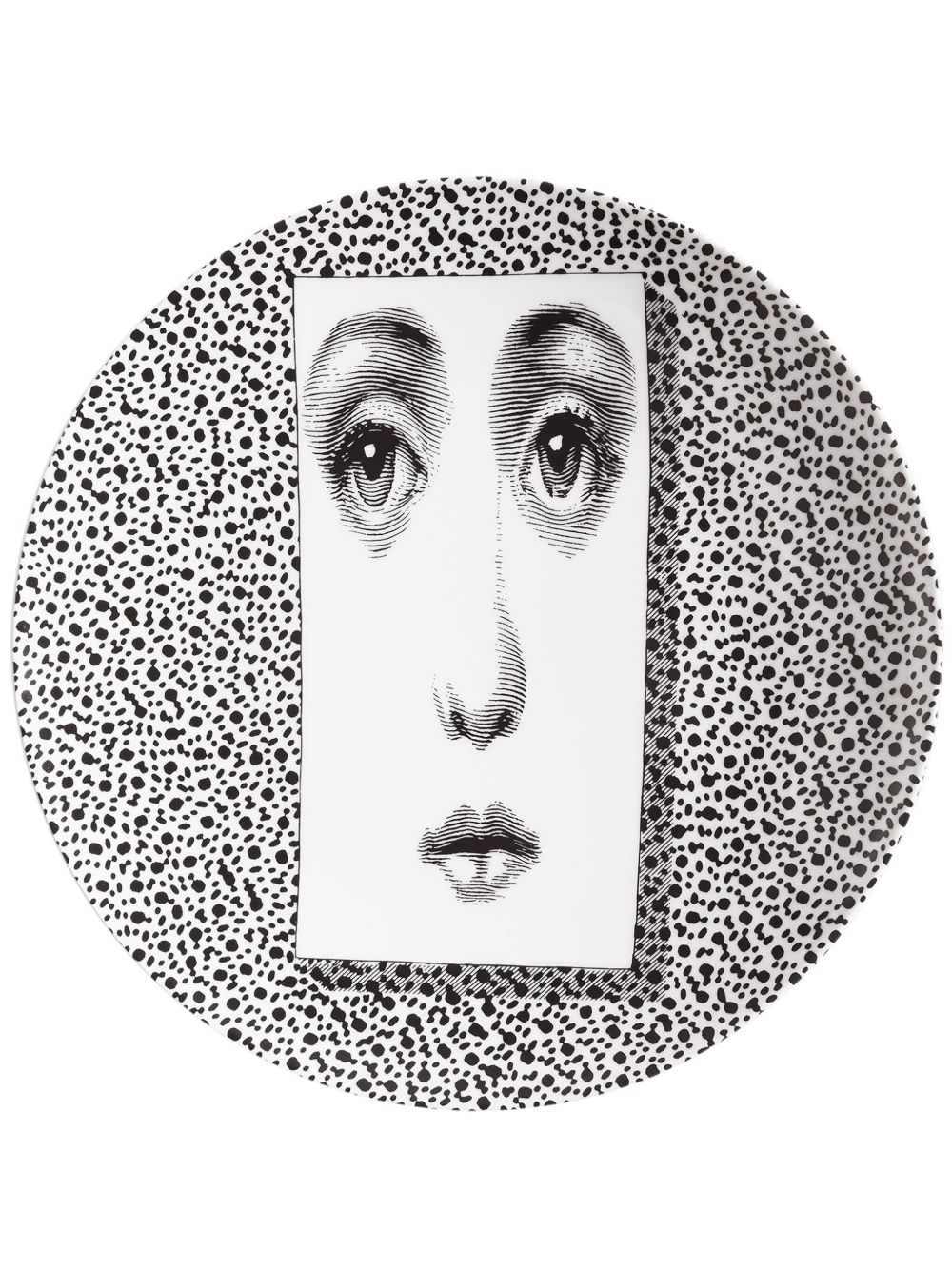 Fornasetti Tema e Variazioni n.310 壁饰盘 - 白色