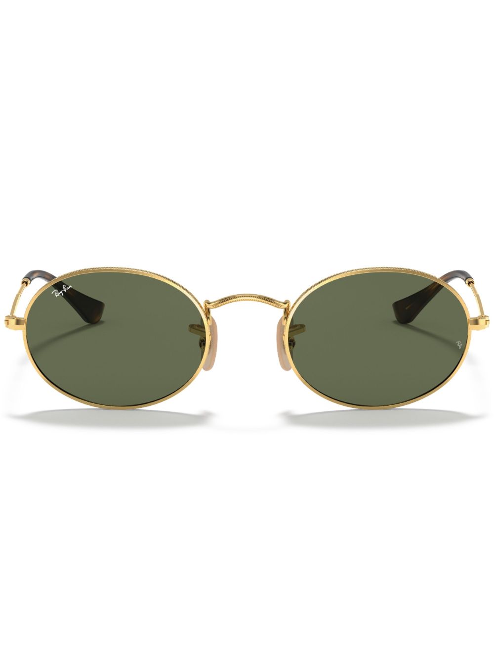 Ray-Ban Oval Flat Lenses太阳眼镜 - 金色