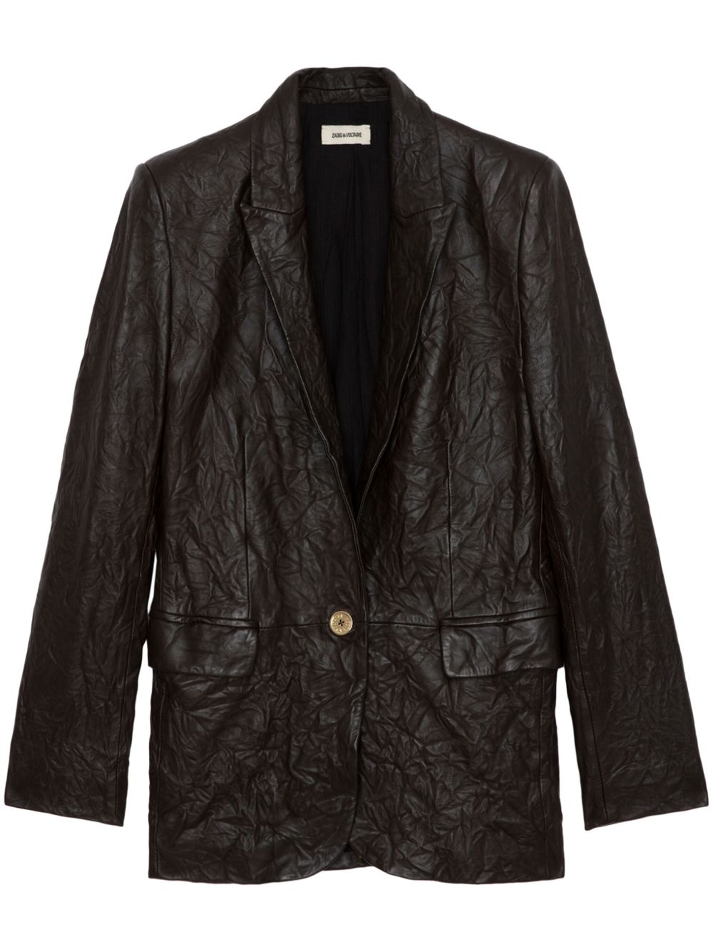 Zadig&Voltaire Verys Fróisse 皮夹克 - 褐色