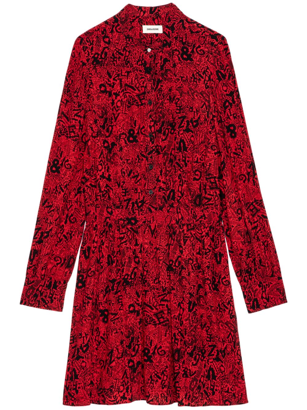 Zadig&Voltaire Refla 迷你连衣裙 - 红色