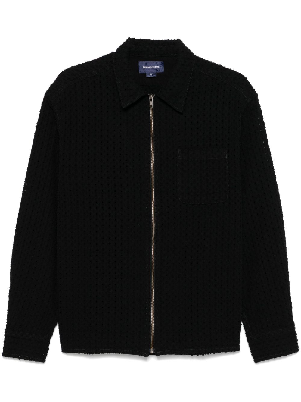 This Is Never That Damaged Denim 衬衫 - 黑色