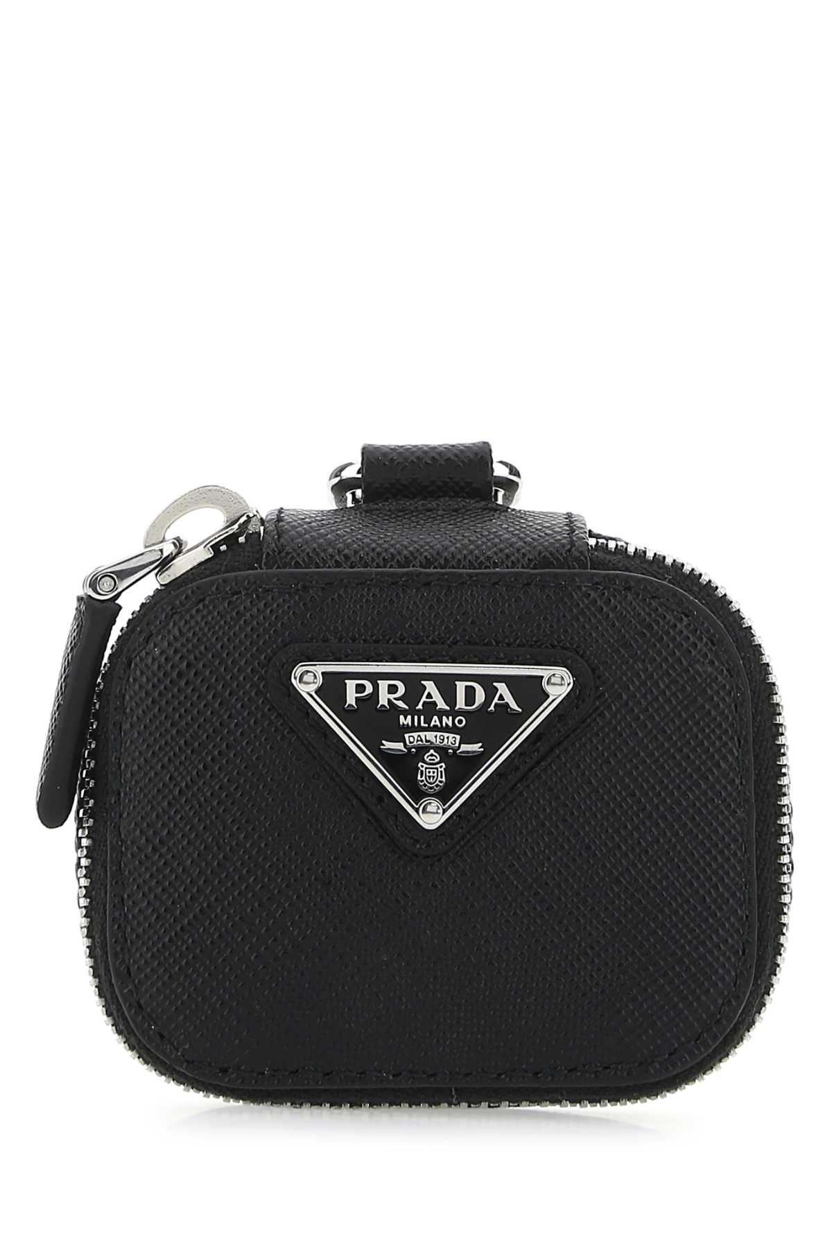 Prada 黑色皮革AirPods保护壳