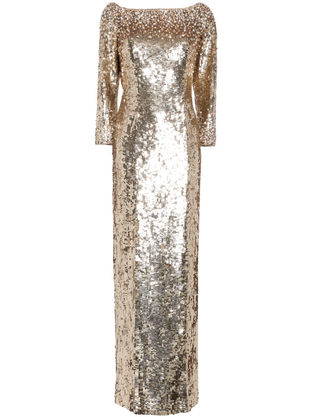 Jenny Packham Ballroom Blitz 亮片礼服 - 金色