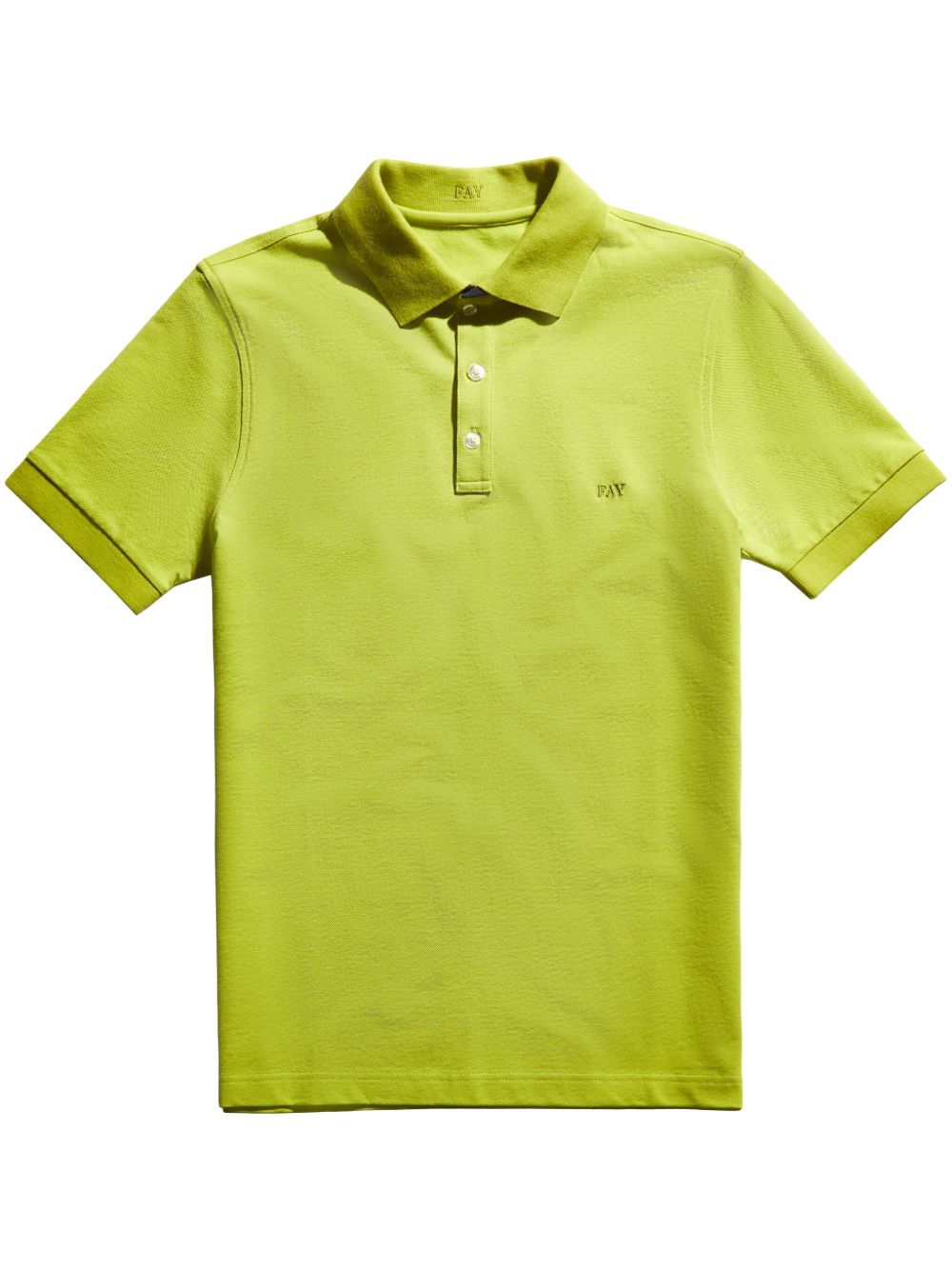 Fay logo刺绣polo衫 - 绿色