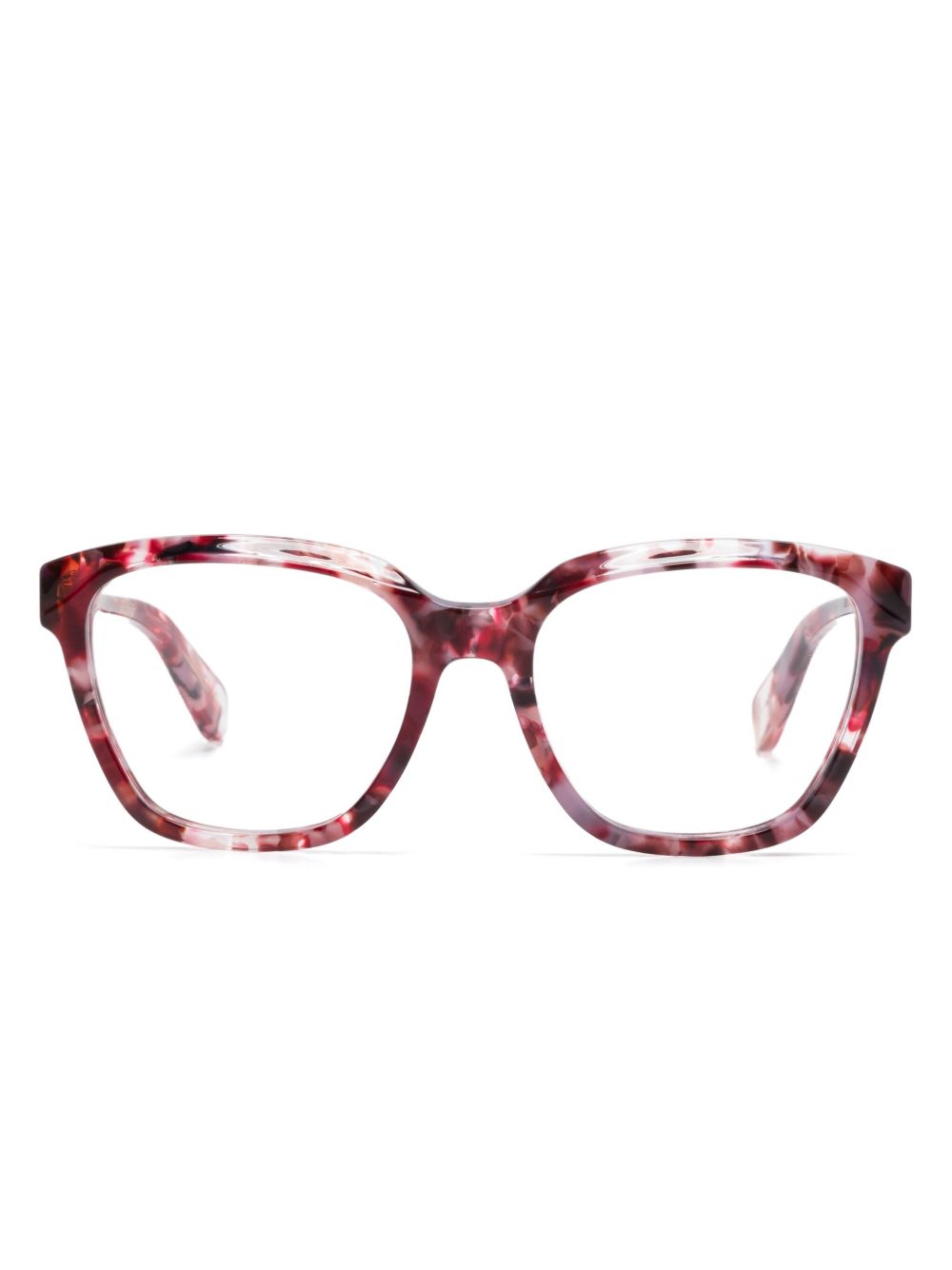 Chloé Eyewear Wayfarer 镜框眼镜 - 粉色