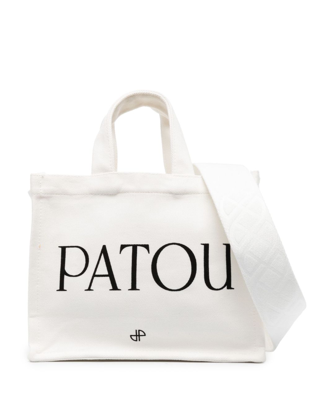 Patou Patou 小号帆布托特包 - 白色