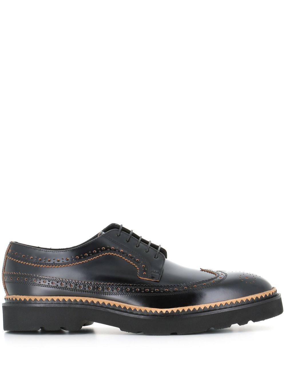 Paul Smith Count 布洛克鞋 - 黑色