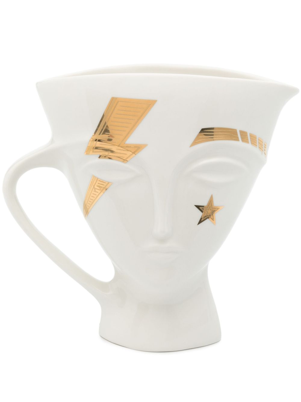 Jonathan Adler Gilded Giuliette 水瓶 - 白色
