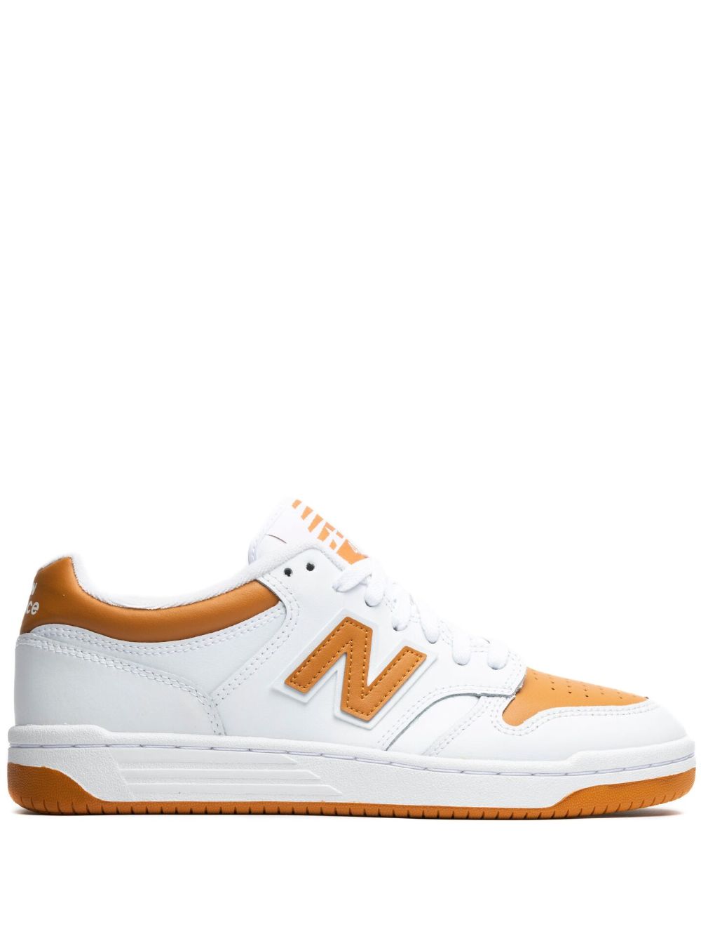 New Balance 480 White/Madras Orange 运动鞋 - 橘色