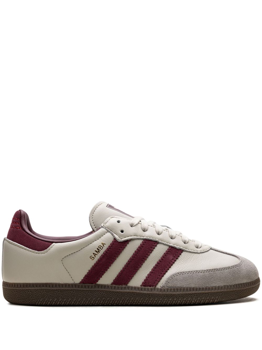 adidas Samba OG Putty Grey Maroon 运动鞋 - 灰色