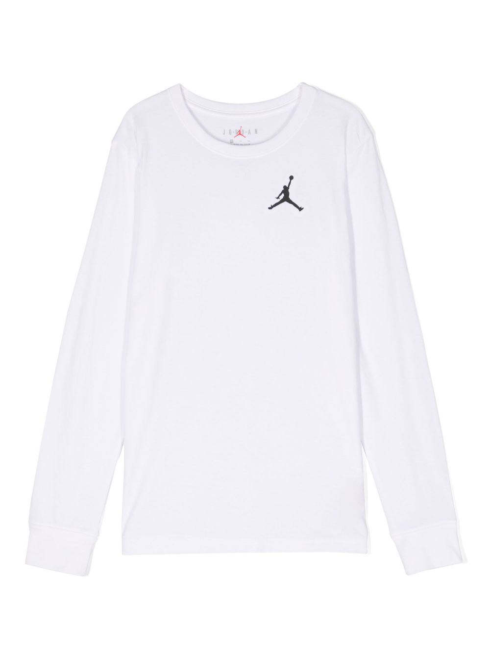 Jordan Kids Jumpman 刺绣长袖T恤 - 白色