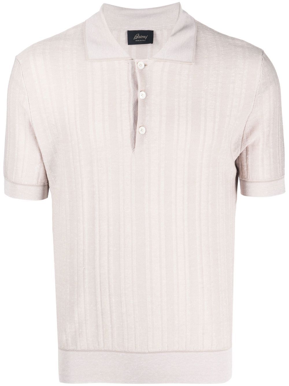 Brioni 针织polo衫 - 中性色