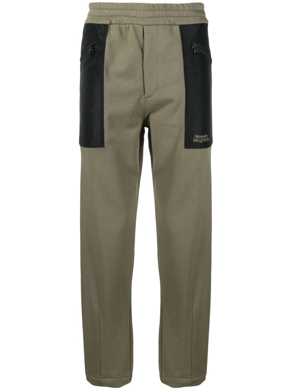 Alexander McQueen Utility 拼色运动裤 - 绿色